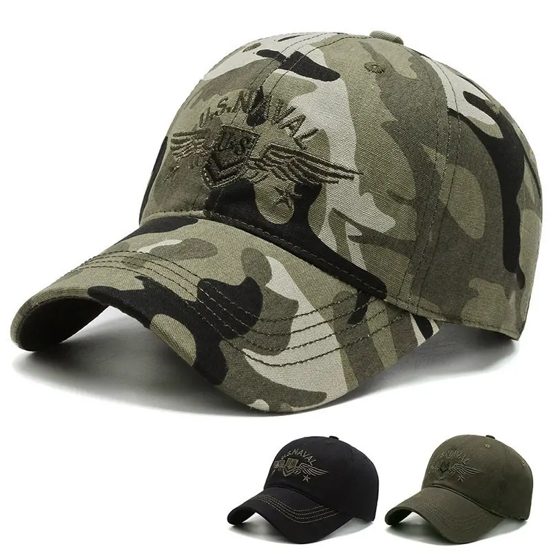 Cappellino da baseball mimetico