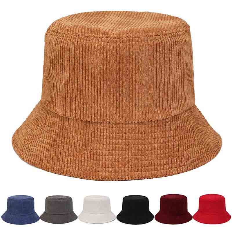Cappello con secchio a velluto